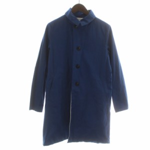 【中古】イール EEL Sakura Coat スプリングコート ステンカラー XS 青 ブルー E-13100 /XK メンズ レディース