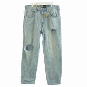 【中古】未使用品 Levi's タグ付き SILVER TAB LOOSE デニムパンツ ジーンズ ジーパン ダメージ加工 W34 L32 L