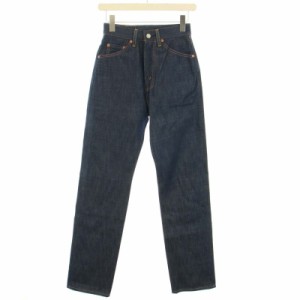 【中古】LEVI'S VINTAGE CLOTHING 1950s 701 Jeans Rigid ハイウエスト ジップフライ W25 インディゴ レディース