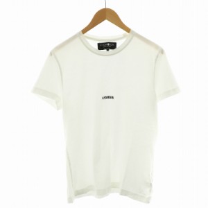 【中古】ハイドロゲン HYDROGEN Tシャツ カットソー 半袖 ロゴ S 白 ホワイト /AN29 メンズ