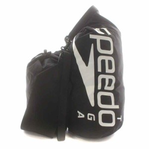 【中古】トーガ TOGA speedo ショルダーバッグ 巾着 ロゴプリント 黒 ブラック 白 ホワイト /NW14 メンズ