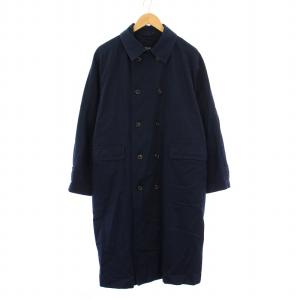 45R春ジャケット美品お値下げ 45R藍インドリネンシルクツイードの四角ジャケット: WOMEN｜45R