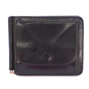 極美品✨Roter マネークリップ　ゴールド金具　レザー　ブラック　2つ折り財布 美品✨Roter マネークリップ ゴールド金具 レザー ブラック 2