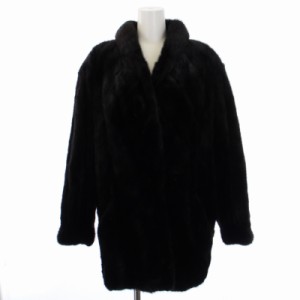 67cm袖丈nakamura fur 美品 ミンクファー コート 13 1/2 約L SOR