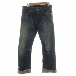 【中古】リチウム オム LITHIUM HOMME デニムパンツ ジーンズ ジーパン ボタンフライ 28 M インディゴ