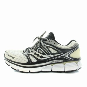 【中古】SAUCONY Triumph ISO TOKYO スニーカー シューズ メッシュ ラバー USA6 24.0cm 白 黒 ■GY19 メンズ