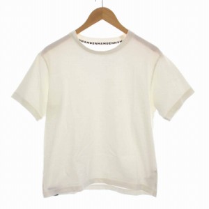 【中古】デンハム DENHAM basic tee Tシャツ カットソー 半袖 コットン 36 S 白 ホワイト /YM ■MC メンズ