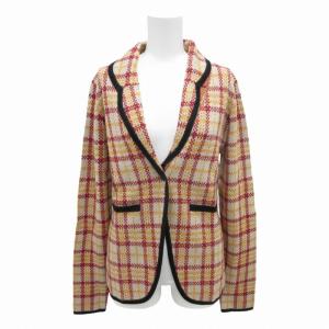 センソユニコ　慈雨赤と黒のチェック柄 長袖ワンピース未使用 センソユニコ慈雨赤と黒のチェック柄 長袖ワンピース未使用