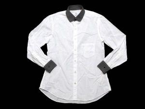 グラム 部族 知人 黒 襟 白 シャツ メンズ Mashaalindia Org