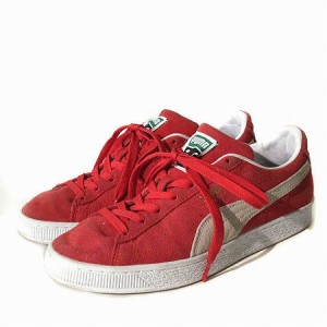 【中古】プーマ PUMA SUEDE CLASSIC XXI スウェード クラシック XXI スニーカー スエード 374915-02 レッド US9 27cm