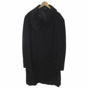 【中古】ザラマン ZARA MAN ロングコート ウール混 ブラック 黒 XL   メンズ