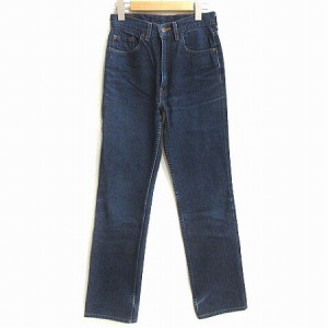 【中古】リーバイス Levi's デニムパンツ ジーンズ ストレート ハイウエスト W508-02 インディゴブルー W29