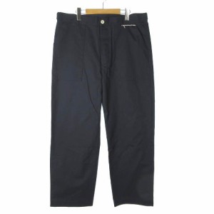 【中古】未使用品 ダレニモ DARENIMO タグ付き Fatigue pants ファティーグパンツ コットン ワイド ネイビー 紺 3  メンズ