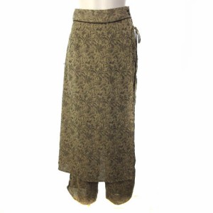 【中古】トゥデイフル TODAYFUL Jacquard Layered Pants ジャガードレイヤードパンツ ワイドパンツ 11920711 36 ベージュ  レディース