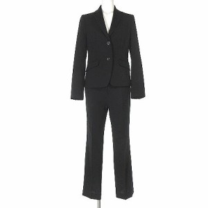 【中古】ジェイプレス J.PRESS スーツ セットアップ 上下 ジャケット パンツ ウール ストレッチ 黒 ブラック 7