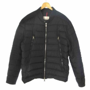 【中古】モンクレール MONCLER 19AW AMIOT ダウンジャケット ジップアップ E20914030205 68352 黒 ブラック 6  メンズ