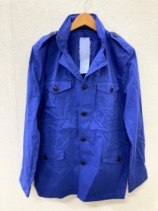 【中古】未使用 ティモーネ TIMONE 薄手ナイロンコート 青系 LL ナイロンジャケット カジグループ Kaji Nylon Inc.