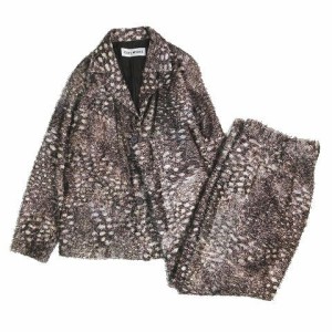 【中古】90s 1998 Vintage 美品 ISSEY MIYAKE 総柄 スーツ セットアップ テーラード ジャケット archive L ▲A10 