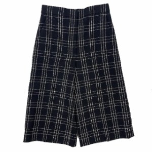 【中古】極美品 18AW クリスチャンディオール Christian Dior クロップド トラウザーパンツ スラックス ボトムス 