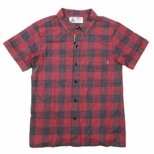 【中古】チャレンジャー CHALLENGER バッファローチェック柄 シャツ 半袖 BUFFALO CHECK SHIRT S/S CLG-SH