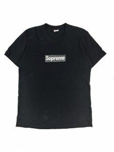 【中古】シュプリーム SUPREME Box Logo Tee ボックス ロゴ Tシャツ 黒×黒 L ブラック メンズ ☆AA★ 