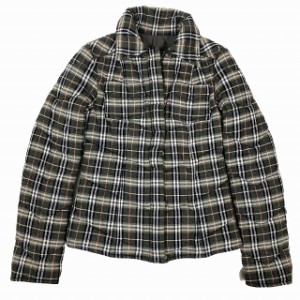 【中古】バーバリーブルーレーベル BURBERRY BLUE LABEL ノバチェック柄 リバーシブル 中綿 ジャケット アウター 