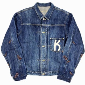 【中古】カールヘルム Karl Helmut 90's 1st ヴィンテージ デニムジャケット Gジャン アウター ロゴワッペン