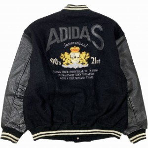 【中古】アディダスオリジナルス adidas originals 銀タグ 90's ヴィンテージ ヴァーシティジャケット スタジャン