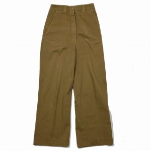 【中古】2018年製 アクネ ストゥディオズ Acne Studios ハイウエスト チノパン パンツ 34 キャメル MADYA CO C PSS18