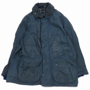 【中古】1991年製 バブアー Barbour vintage 3ワラント A105 BEDALE オイルドジャケット C40/102CM ネイビー