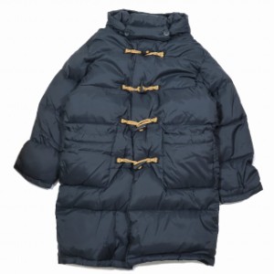 【中古】ラングラー WRANGLER TRAIL ダウン ダッフルコート ロング ジャケット トグルボタン ブルゾン アウター M 黒