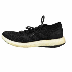 【中古】アディダス adidas Pure BOOST ピュアブースト スニーカー BA8899 ローカット 靴 シューズ 黒 ブラック 26.5cm メンズ 