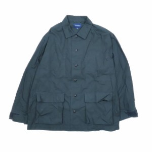 【中古】ディセンダント DESCENDANT DWU ワークシャツ ジャケット カジュアル オーバーサイズ アウター 黒 ブラック 2 メンズ 