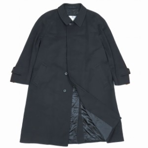 【中古】アクアスキュータム AQUASCUTUM ヴィンテージ 英国製 ピュアカシミヤ100% ロング バルマカーンコート 