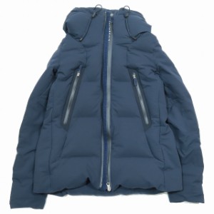 【中古】デサント DESCENTE MIZUSAWA DOWN JACKET マウンテンパーカー ダウンジャケット L ネイビー DIA3692WU