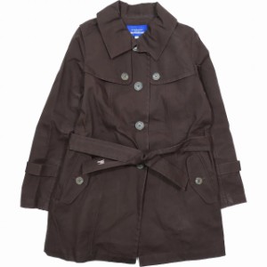 【中古】バーバリーブルーレーベル BURBERRY BLUE LABEL コーティング加工 撥水 トレンチコート アウター