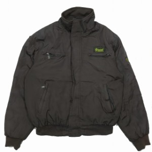 【中古】ベルスタッフ Belstaff VANZEER ナイロン ミリタリージャケット ブルゾン アウター ダークブラウン 英国製