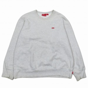 【中古】22AW シュプリーム SUPREME Small Box Crewneck スウェット トレーナー 長袖 プルオーバー L ライトグレー