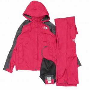 【中古】ザノースフェイス THE NORTH FACE HYVENT RAINTEX レインテックス 上下セット セットアップ レインウエア