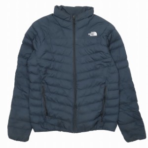 【中古】ザノースフェイス THE NORTH FACE サンダージャケット  ブルゾン アウター 中綿ダウン ネイビー 