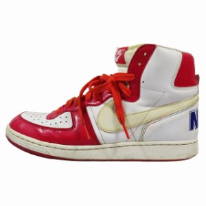 【中古】NIKE TERMINATOR HIGH BASIC ターミネーター ハイカット スニーカー シューズ 27.5 ホワイト 336609-113