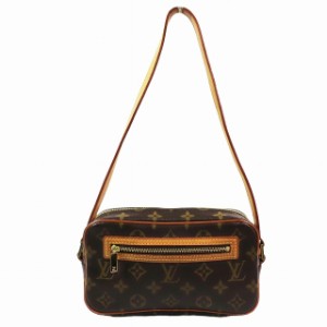 【中古】ルイヴィトン LOUIS VUITTON モノグラム ポシェットシテ ショルダーバッグ 肩掛け レザー カバン M51183