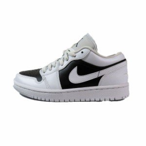 【中古】NIKE WMNS AIR JORDAN 1 LOW "PANDA" ウィメンズ エアジョーダン1 ロー "パンダ" スニーカー 靴 黒 白 23cm レディース 