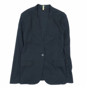美品 XS セオリー theory パンツスーツ 背抜き 0 ネイビー