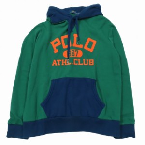 【中古】ポロ ラルフローレン POLO RALPH LAUREN スウェット パーカー プルオーバー 裏起毛 長袖