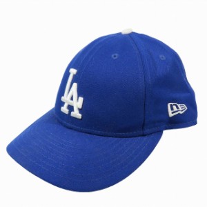 【中古】ニューエラ NEW ERA 59FIFTY MLB LOS ANGELES DODGERS キャップ 野球帽 帽子 56.8cm ブルー