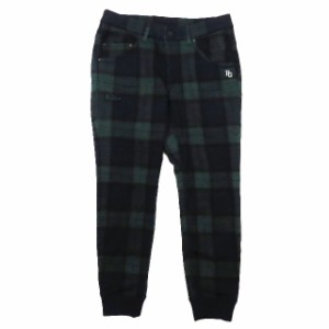 激安単価で 裏起毛 ロングパンツ 美品】パーリーゲイツ チェック ニコ ロゴ メンズウェア