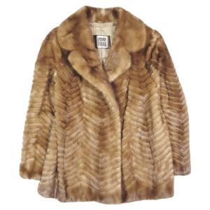 【横段袖】 金SAGA毛皮 ミンクファーコート ☆天然ミンク毛皮☆【SAGA MINK】サガミンク ファーコート 金サガ 2025