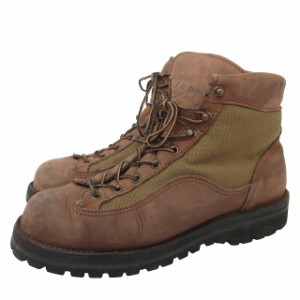 【中古】ダナー 33000X 90s 初期 ヴィンテージ Danner LIGHT ?U レザーブーツ ヌバック 黒巻きタグ US8 EE 約26?p STK