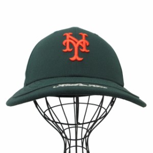 【中古】ニューエラ NEW ERA ×KITH＆KIN キス コラボ 美品 ニューヨーク メッツ ロゴキャップ 帽子 緑 7 8/3 58.7 F
